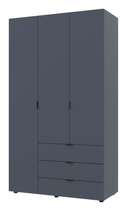 Шкаф для одежды Doros Гелар Графит 3 ДСП