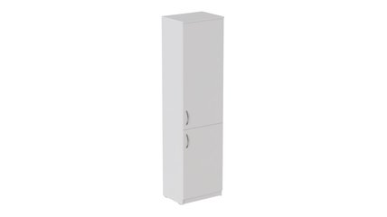 Пенал Анжело Ferrum-decor на 5 полок с 2 дверями 1900x500x380 ДСП Белый 16 мм (ANG1063)