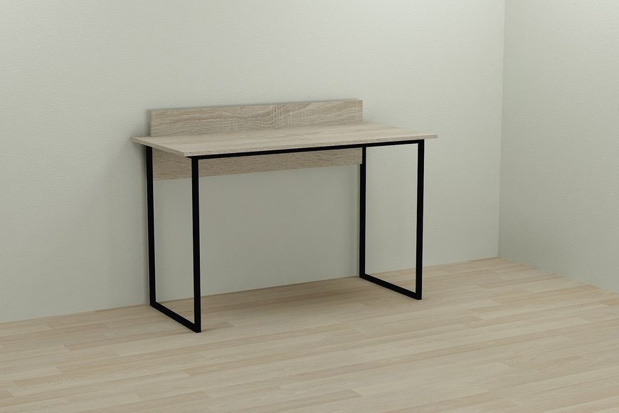Компьютерный стол Ferrum-decor Скай 75x120x70 черный ДСП Дуб Сонома 16мм