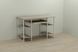 Компьютерный стол Ferrum-decor Тим 75x140x60 белый ДСП Дуб Сонома 32мм