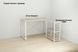 Комп'ютерний стіл Ferrum-decor Коді 75x120x70 білий ДСП Дуб Сонома 16мм