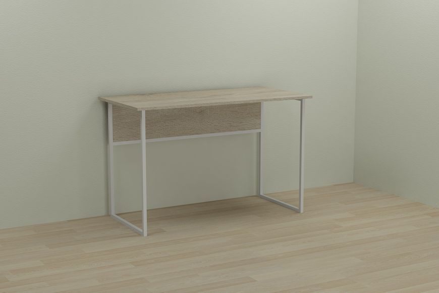 Комп'ютерний стіл Ferrum-decor Коді 75x120x70 білий ДСП Дуб Сонома 16мм