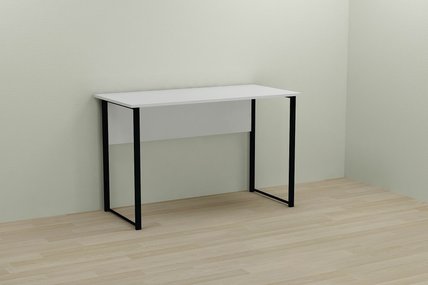 Комп'ютерний стіл Ferrum-decor Курт 75x100x60 чорний ДСП Біле 16мм