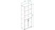 Шкаф Анжело Ferrum-decor на 5 полок с 2 дверями 1900x800x380 ДСП Белый 16 мм (ANG2105)
