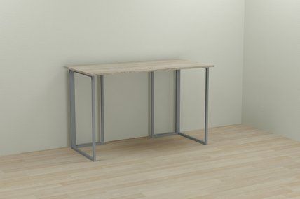 Комп'ютерний стіл Ferrum-decor Ханна 75x100x70 сірий ДСП Дуб Сонома 16мм