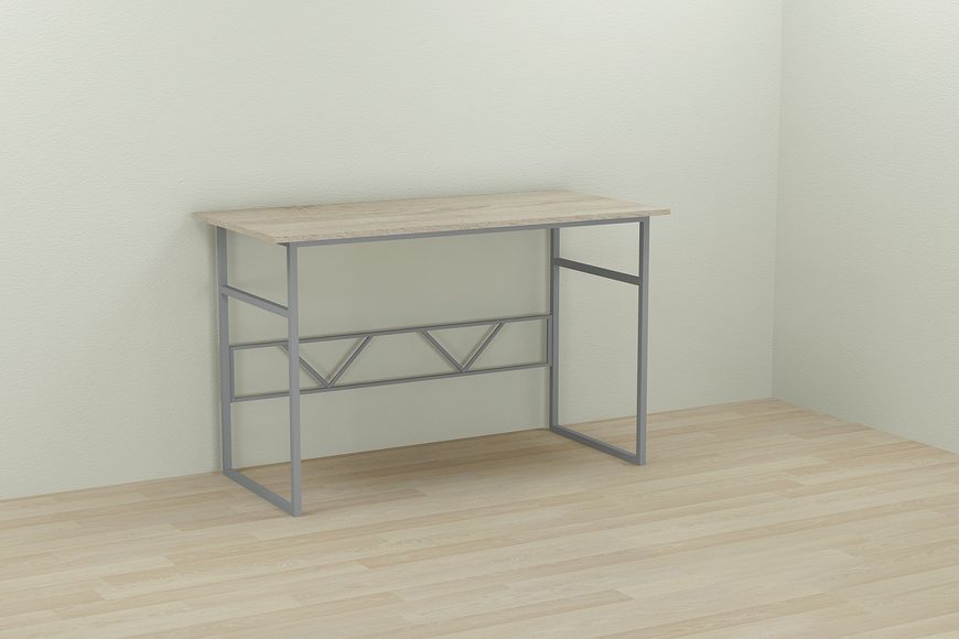Комп'ютерний стіл Ferrum-decor Раян 75x120x70 сірий ДСП Дуб Сонома 16мм