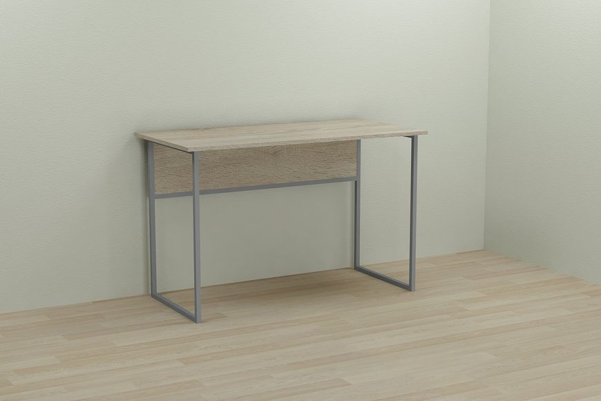 Компьютерный стол Ferrum-decor Коди 75x100x70 серый ДСП Дуб Сонома 16мм