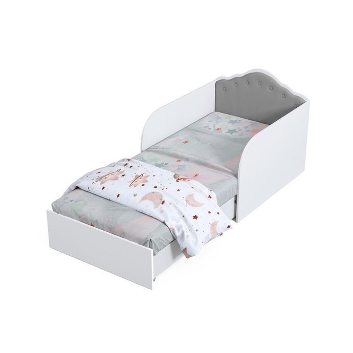 Крісло дитяче розкладне Viorina-deko Princess, Arteks Allure Grey, без декоративної подушки