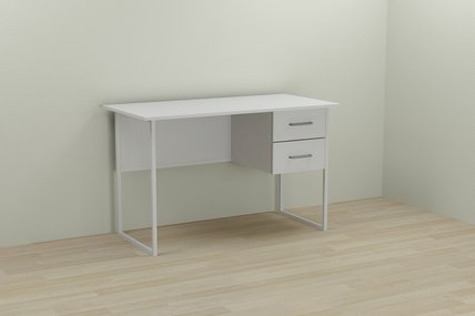 Комп'ютерний стіл Ferrum-decor Дакота 75x100x60 білий ДСП Біле 16мм