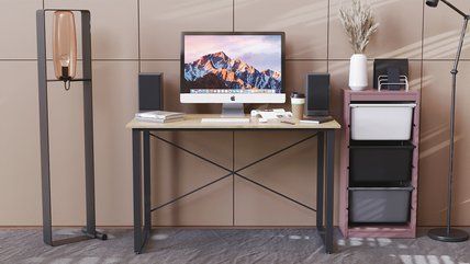 Комп'ютерний стіл Ferrum-decor Дейв 75x140x60 чорний ДСП Дуб Сонома 16мм