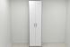 Шкаф Гардероб Уни секция 7 серии Конект Ferrum-decor 220х60х50см Серый металл ДСП Белый 16 мм (SHG113)
