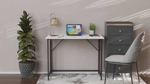 Купить Стіл розкладний Моріс Ferrum-decor 750x1000x600 Чорний