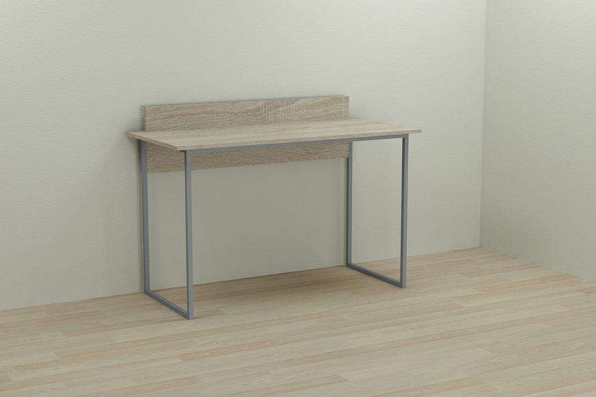 Комп'ютерний стіл Ferrum-decor Скай 75x140x60 сірий ДСП Дуб Сонома 16мм