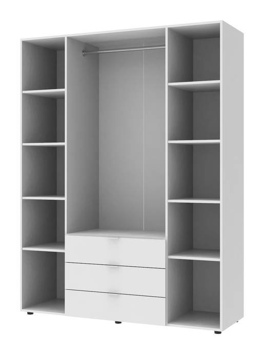 Шкаф для одежды Doros Гелар Белый 4 ДСП