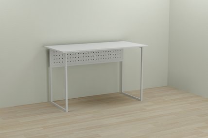 Комп'ютерний стіл Ferrum-decor Майк 75x140x70 білий ДСП Біле 16мм