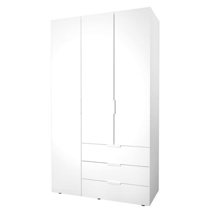 Шкаф для одежды Гелар Doros Белый 3 ДСП