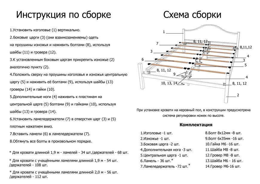 Кровать Лаура Металл-дизайн