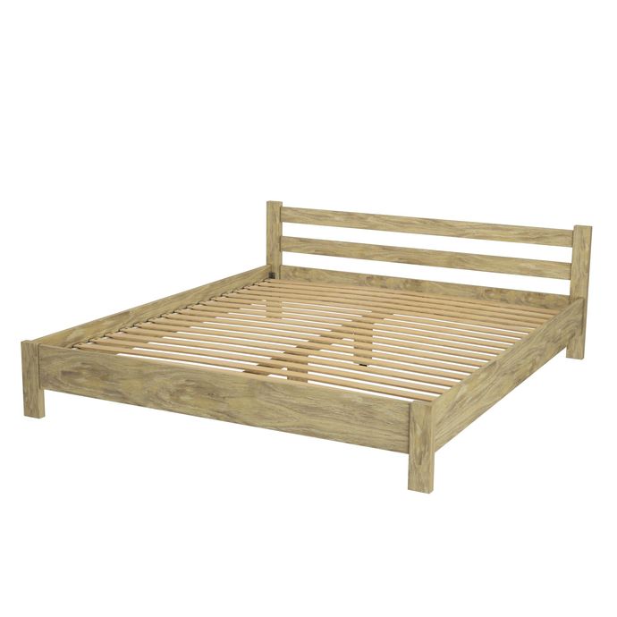 Комплект ліжко дерев'яне FWOOD Майя + матрац Purple Base Promo
