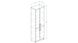 Шкаф Анжело Ferrum-decor на 5 полок с 4 дверями 1900x600x380 ДСП Белый 16 мм (ANG2035)