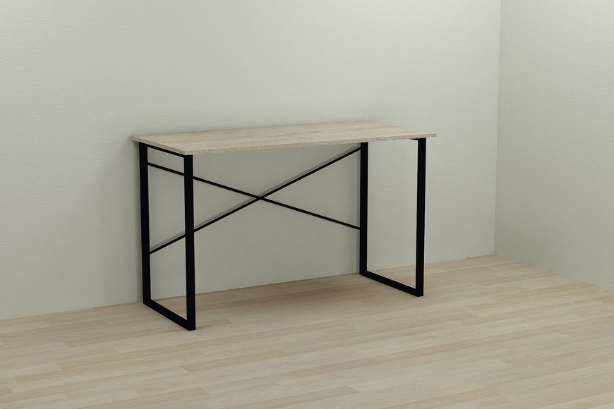 Комп'ютерний стіл Ferrum-decor Дейв 75x120x70 чорний ДСП Дуб Сонома 16мм