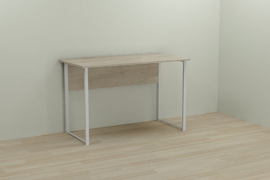 Комп'ютерний стіл Ferrum-decor Курт 75x120x60 білий ДСП Дуб Сонома 16мм