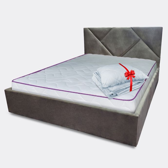 Комплект кровать с подъемным механизмом PURPLE Одісей (эконом) + матрас Purple High