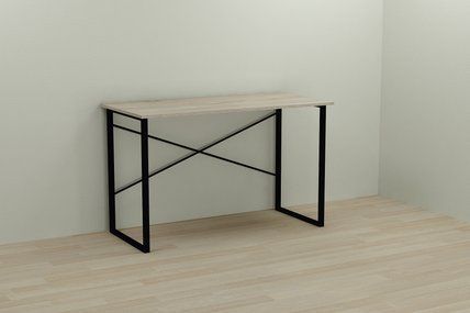 Комп'ютерний стіл Ferrum-decor Дейв 75x140x70 чорний ДСП Дуб Сонома 16мм