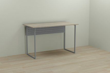 Комп'ютерний стіл Ferrum-decor Майк 75x100x60 сірий ДСП Дуб Сонома 16мм